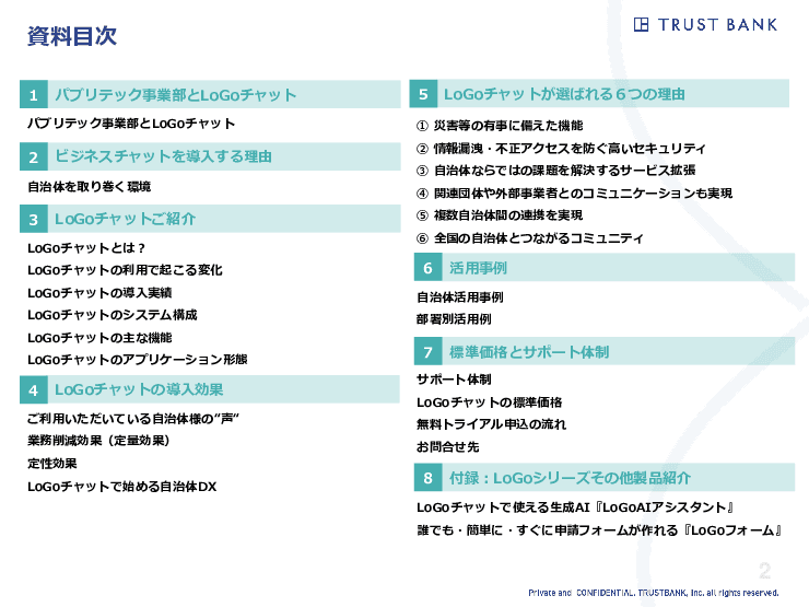 自治体専用クラウド型ビジネスチャット LoGoチャット