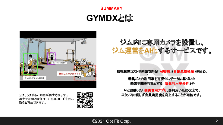 ジム運営をAI化する「GYM DX」