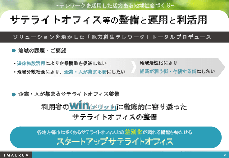 地方創生 課題解決支援メニューのご案内