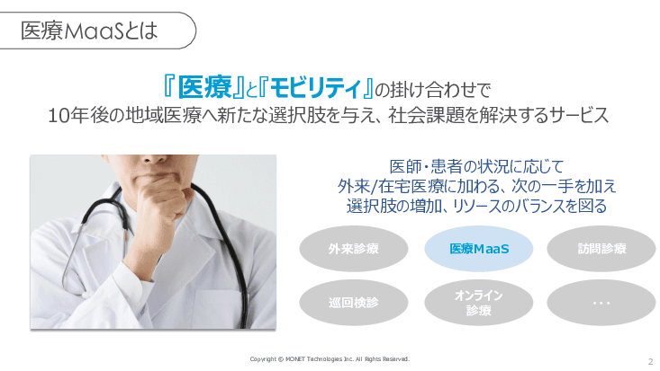 移動の力で、医療をもっと自由に。医療×モビリティで叶える地域密着型の「医療MaaS」