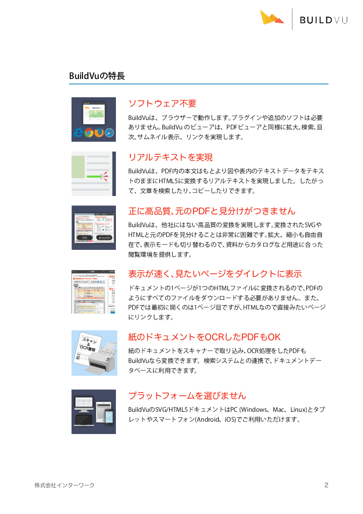 BuildVu(ビルドビュー) -PDFをHTMLに変換し、Webサイトへ最適化