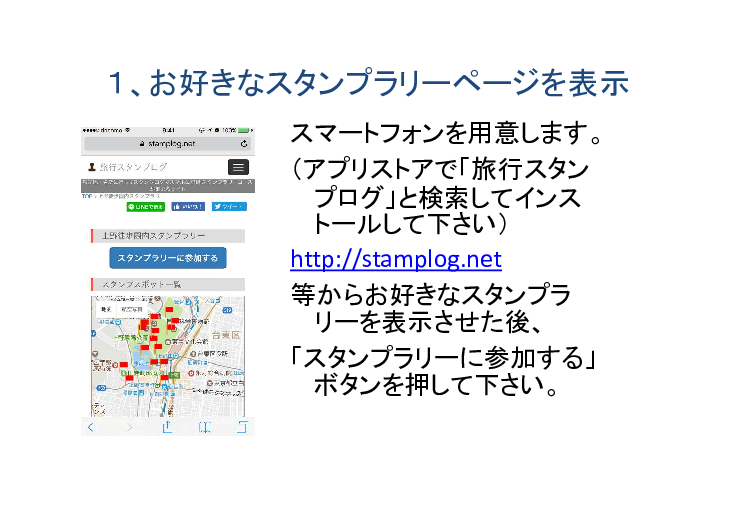 旅行スタンプログ