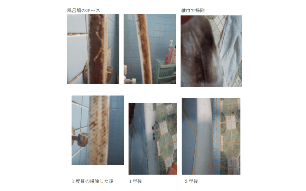 微生物を使ってカビ取り