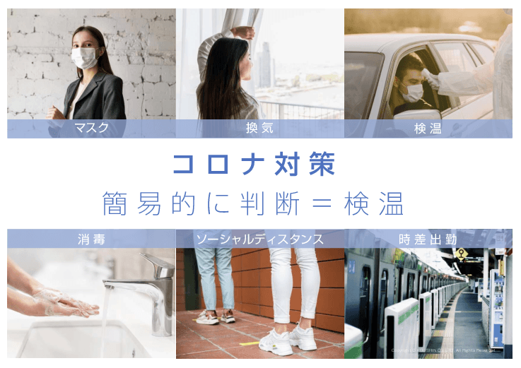 AI 顔認証検温システム