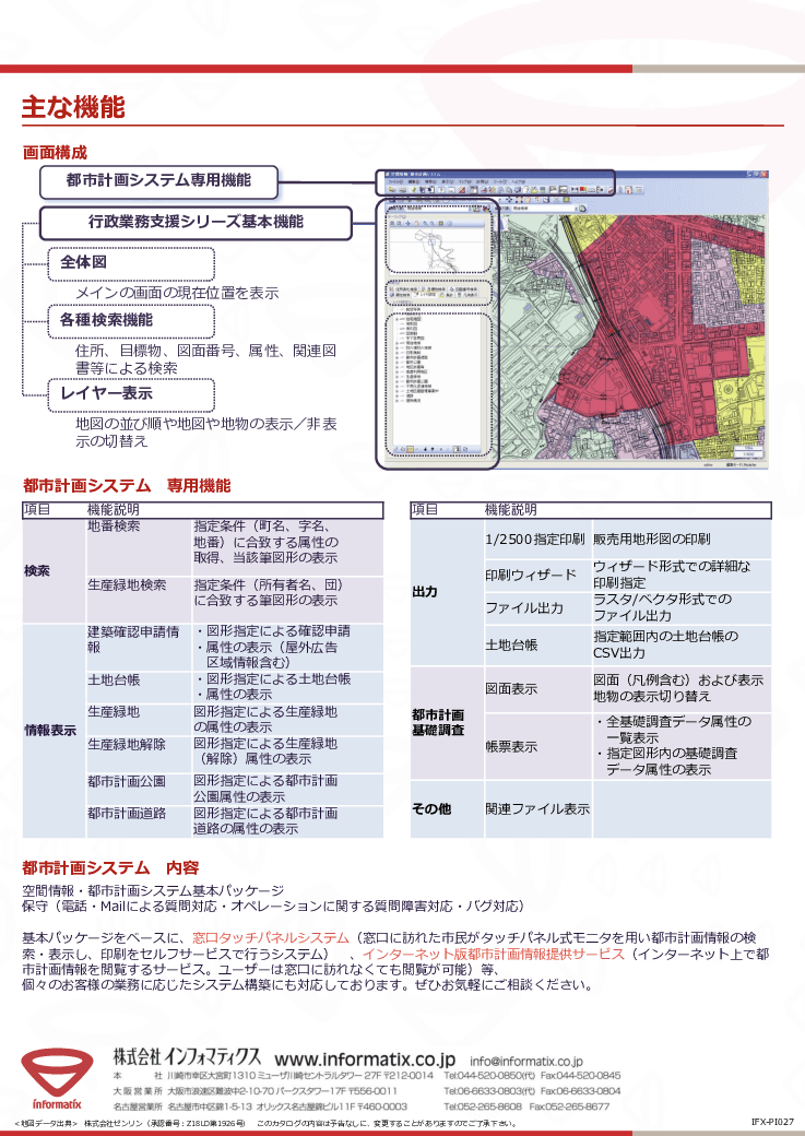 行政業務支援シリーズ　都市計画システム