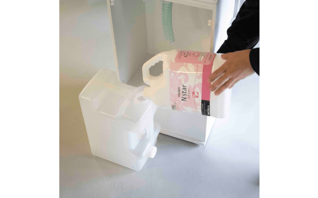 業務用手指消毒機　「キュアリー」