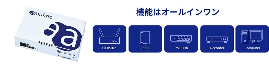 屋外設置の防犯カメラ・監視カメラ運用システム