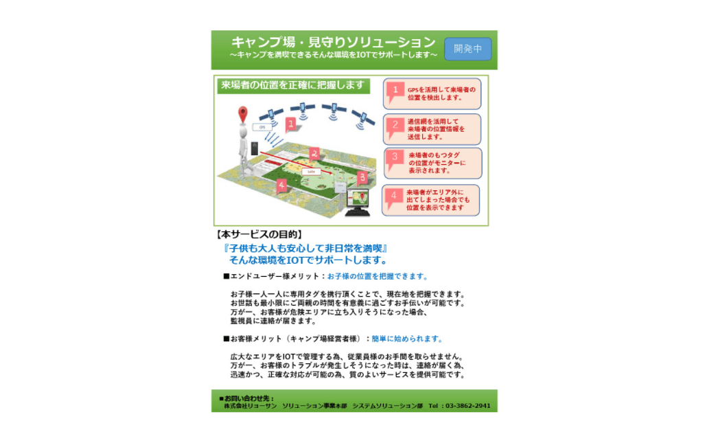 屋内/屋外見守りソリューション