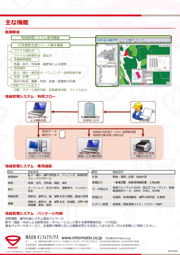 行政業務支援シリーズ　地籍管理システム