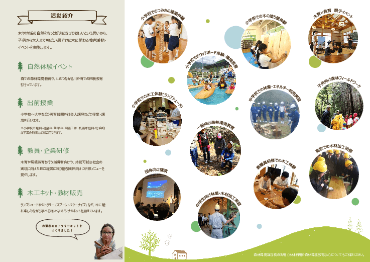 木と森に学ぶ 木育・森林環境教育