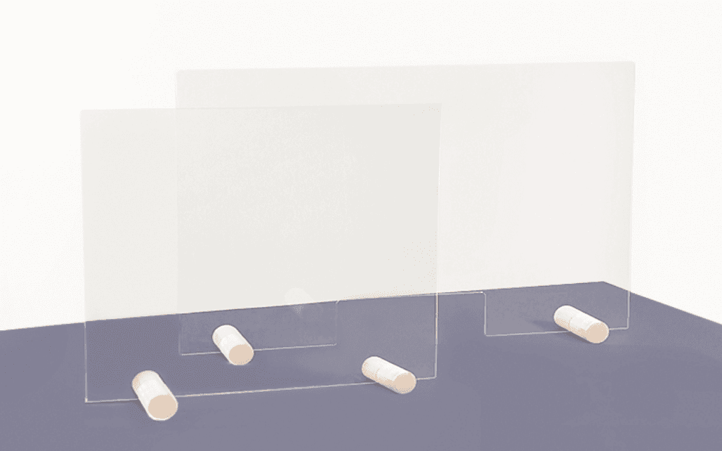 ディスプレイ保護パネル「レクアガード」／飛沫対策フェイスガード／飛沫対策アクリル防護板