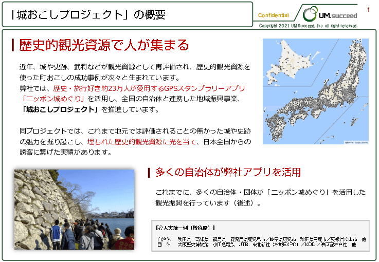 歴史的観光資源を活用したスマホアプリでの誘客・周遊促進