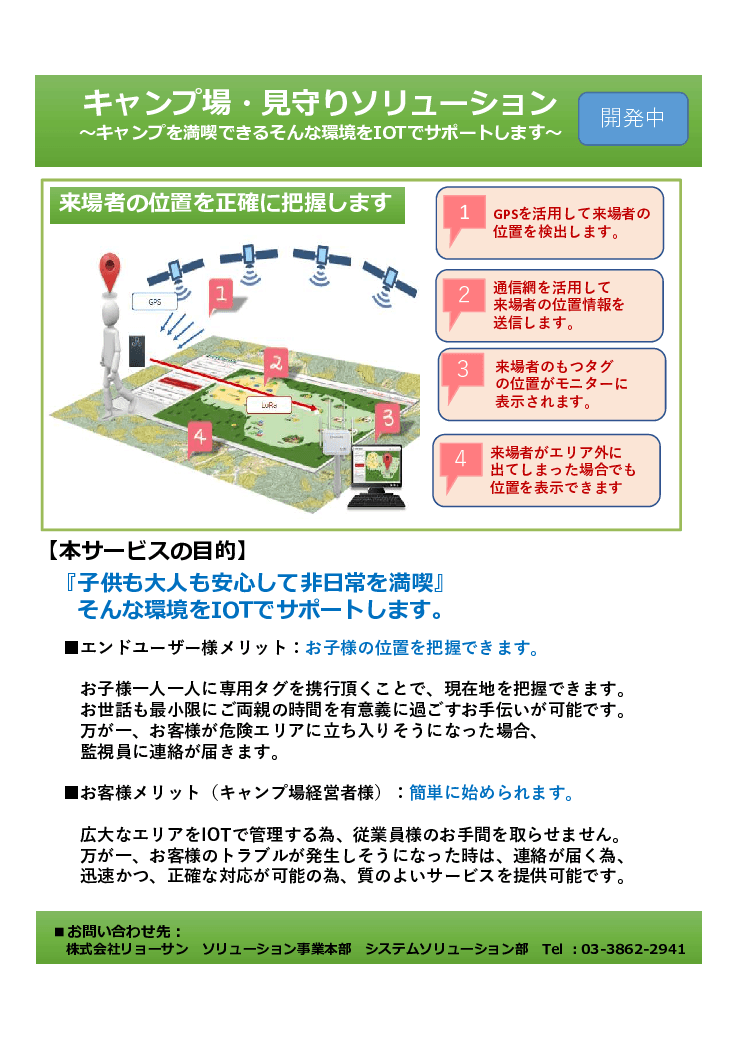 屋内/屋外見守りソリューション