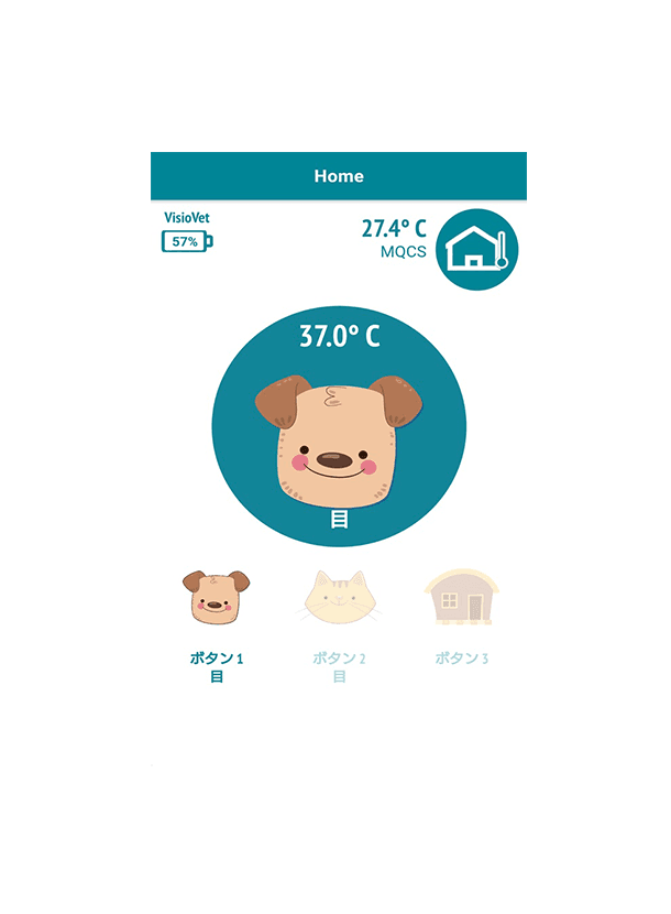 動物用非接触体温計「ビジオフォーカスVET」 BS-06610