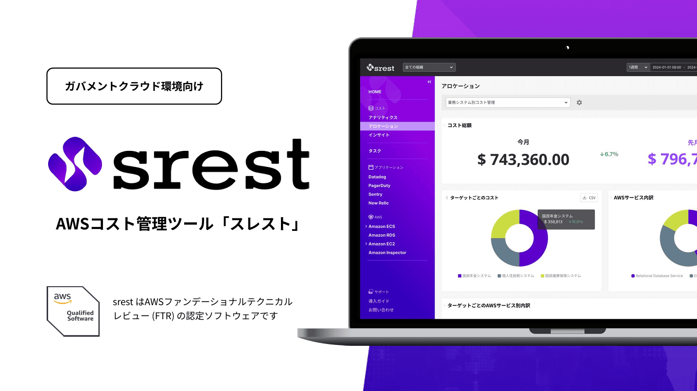 ガバクラ移行後に急増する“見えない出費”。クラウド予算を守るコスト管理ツール「スレスト」