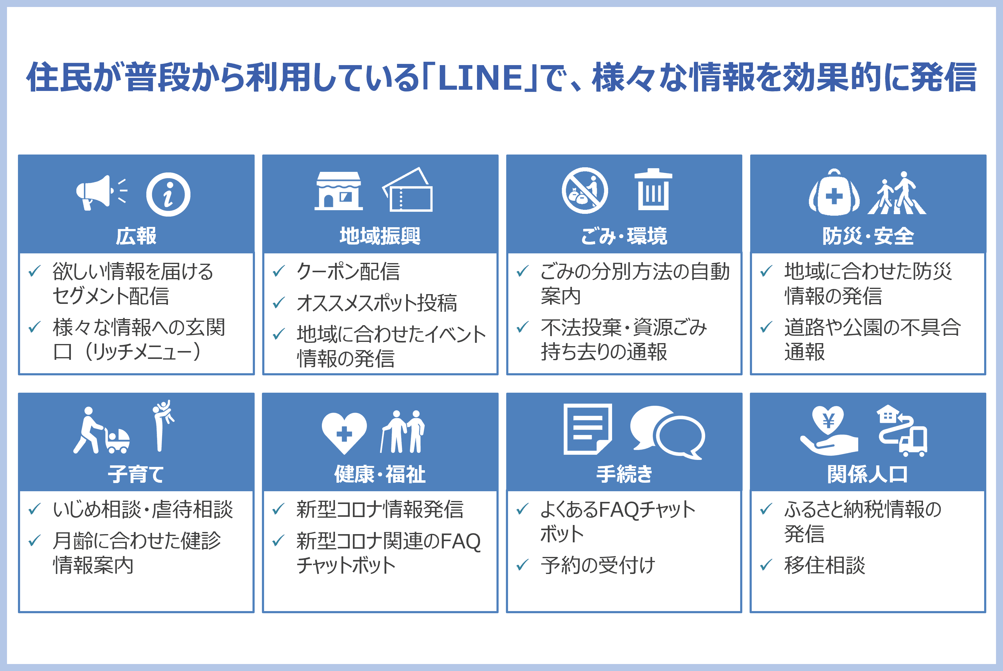 「LINE」を活用した行政のDXツール「KANAMETO（カナメト）」