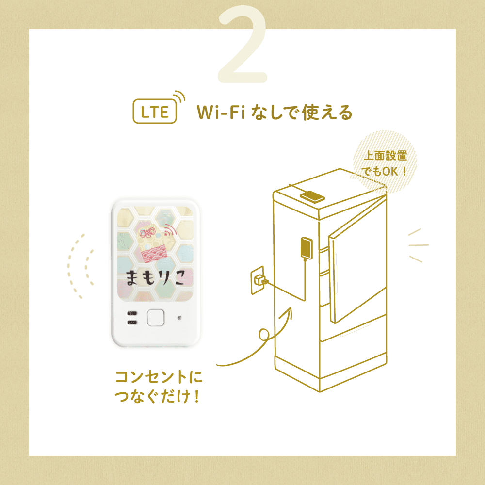 【通信機能内蔵でWi-Fi不要】冷蔵庫の開閉で高齢者を見守る「まもりこ」