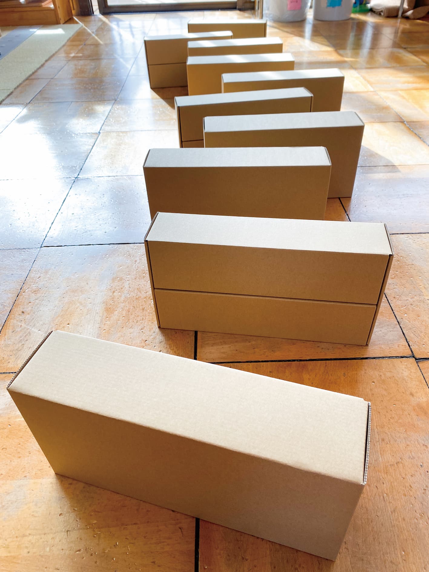 地球にやさしいサスティナブルなおもちゃ「ダンボール積み木」