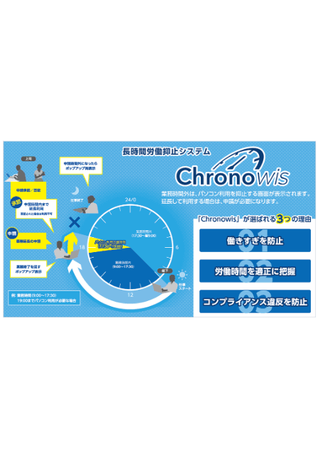 長時間労働抑止システム「Chronowis（クロノウィズ）」