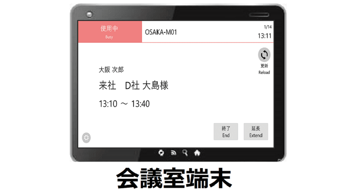 会議室予約・運用の効率化、来客・受付管理システム「ResourceLook」