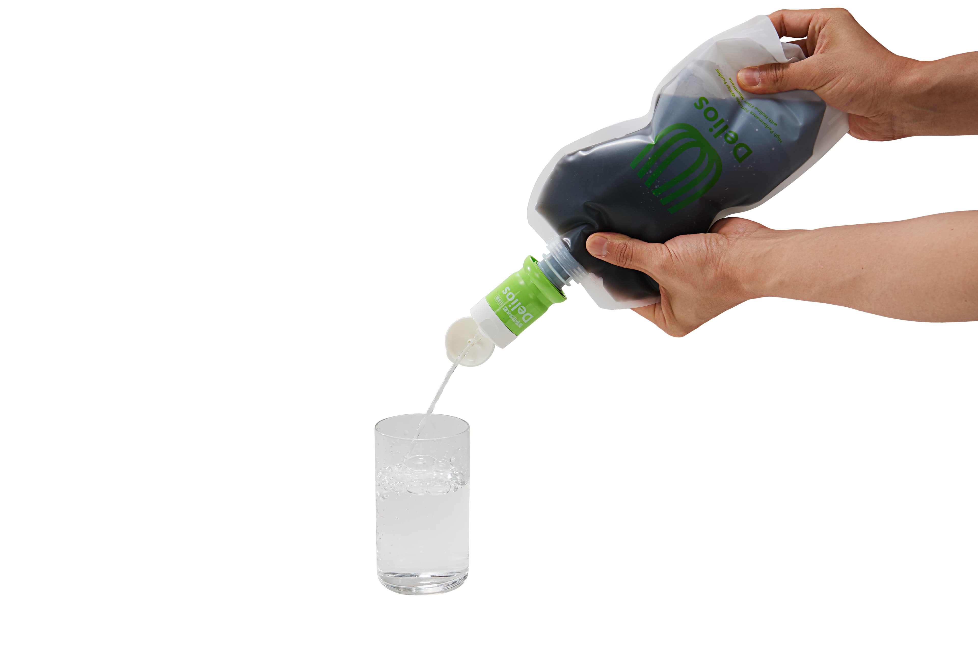 携帯浄水器Delios＆Water Pack（デリオス＆ウォーターパック）