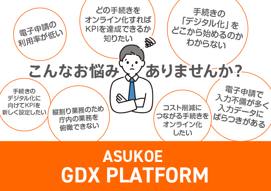 住民と職員に優しい利用者視点のDX「アスコエ行政DXプラットフォーム」