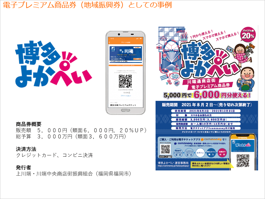 地域キャッシュレスプラットフォーム「commoney」（コモニー）