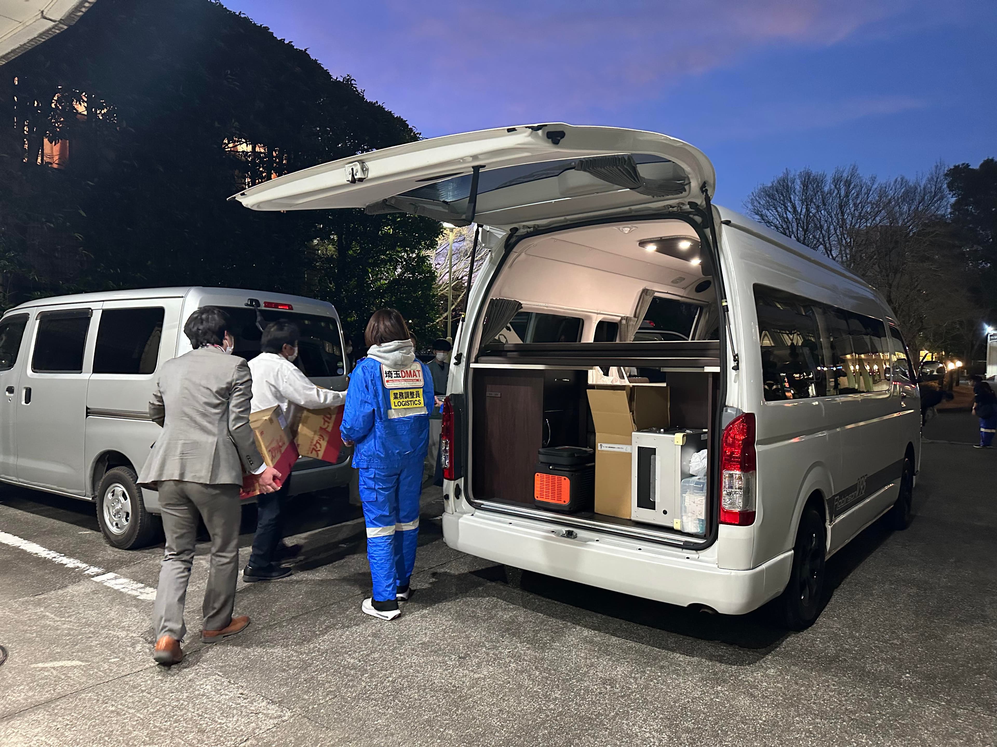 防災キャンピングカー、メディカルカー、ワクチンカー、