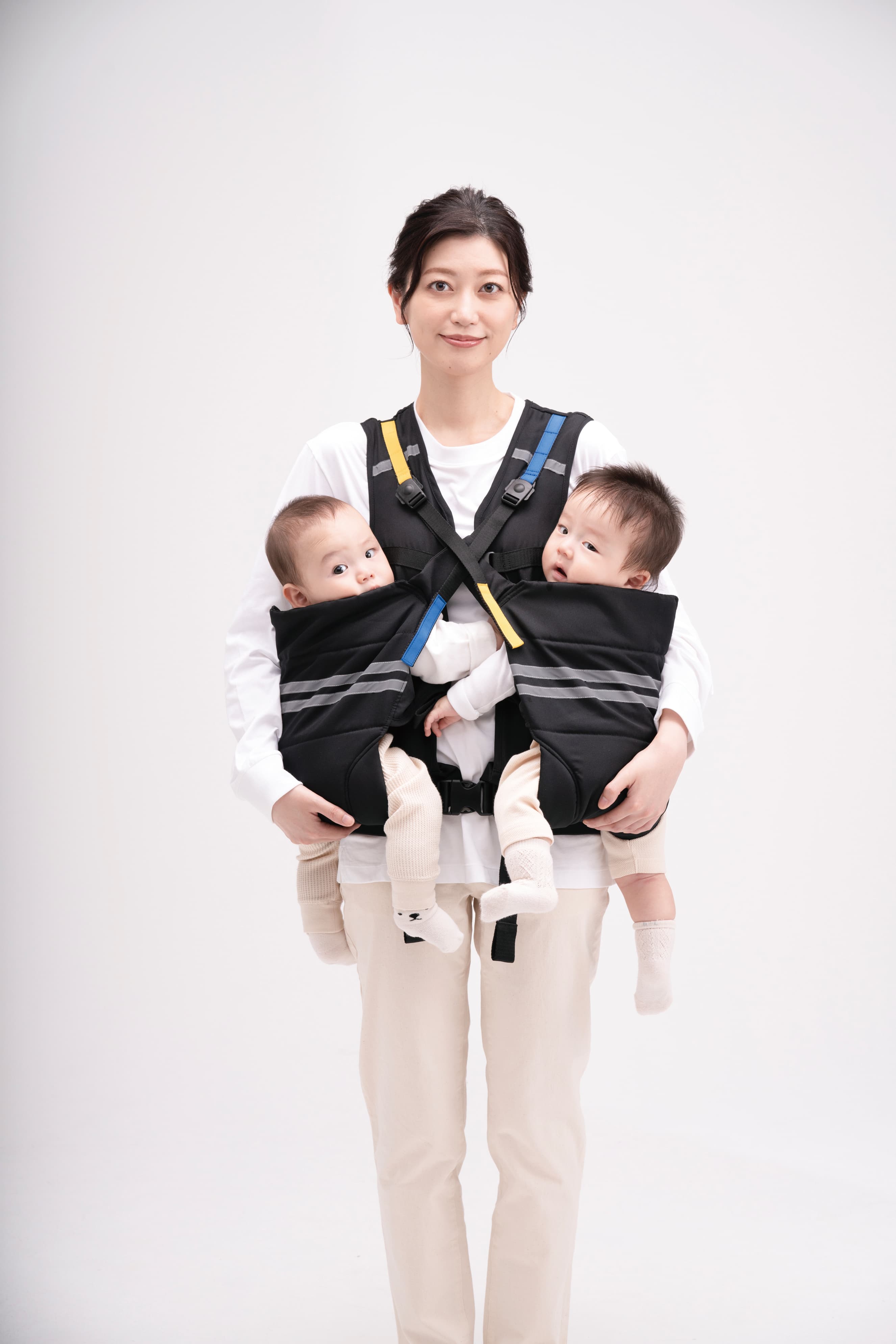 【自治体導入実績あり】リュックになる避難用抱っこひも（2人用）