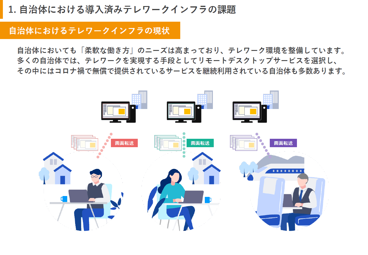 低コストで全職員が利用できるテレワーク環境を実現!CACHATTOの「リモートデスクトップ」