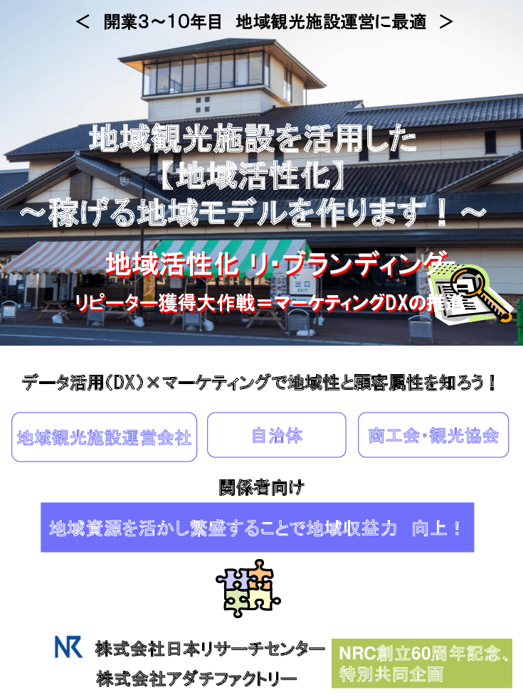 道の駅/地域観光施設を活用した「地域活性化」
