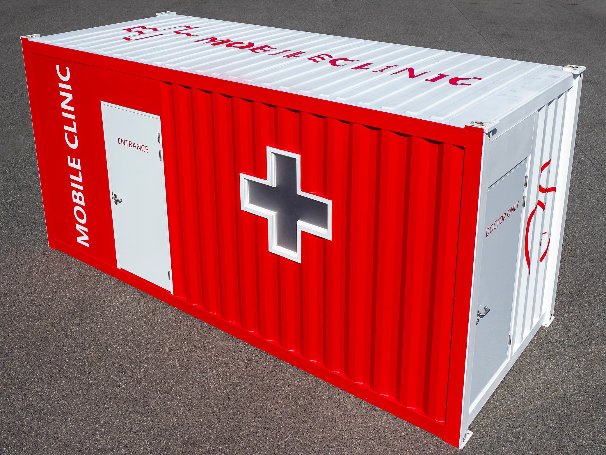 感染症対策の仮設発熱トリアージ外来・仮設検査室に 【モバイルクリニック】