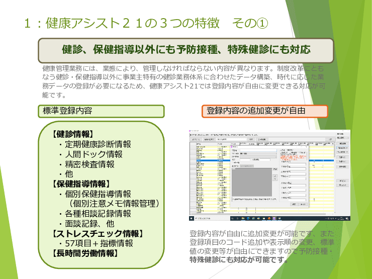 職員健康管理システム「健康アシスト21」