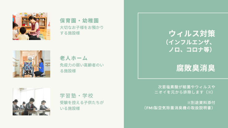 次亜塩素酸空気除菌消臭機 Fine Mini