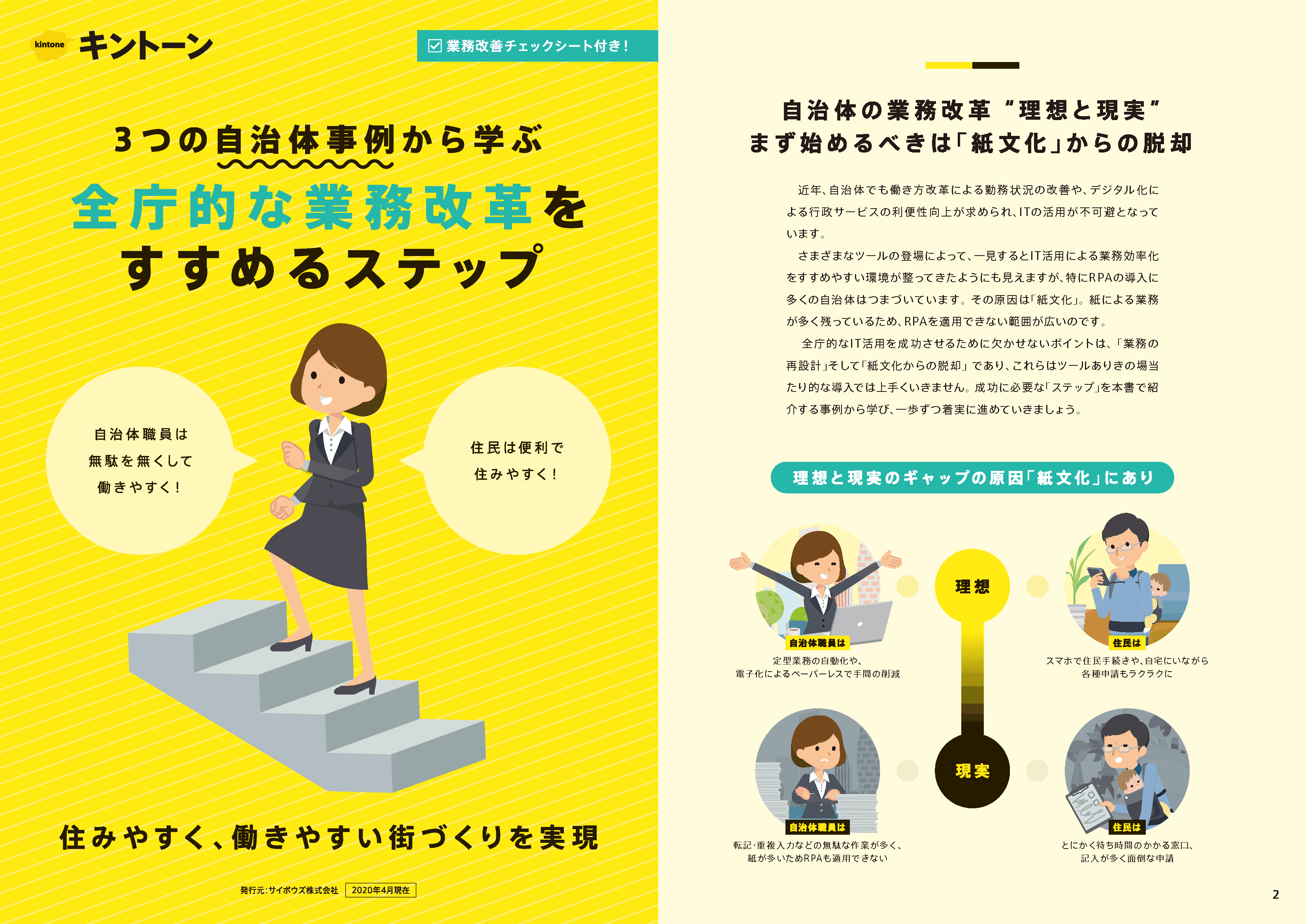 自治体業務の非効率を変えるkintone(キントーン)