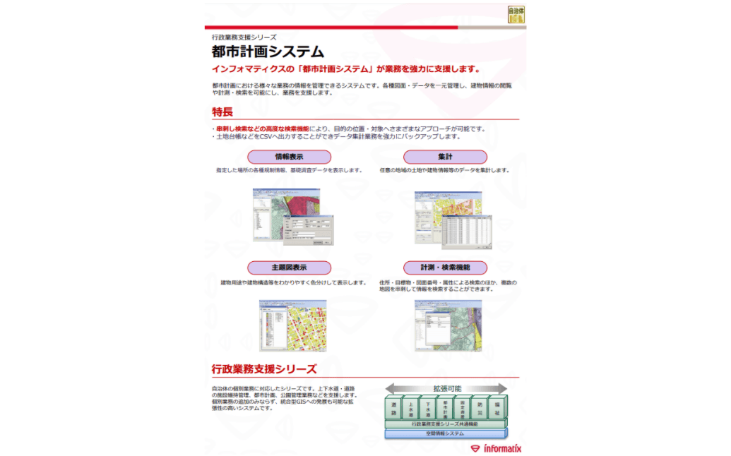 行政業務支援シリーズ 都市計画システム