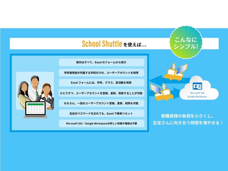【全国シェア10%】GIGAスクールのアカウント管理を効率化!Excel環境で簡単操作ができるツール