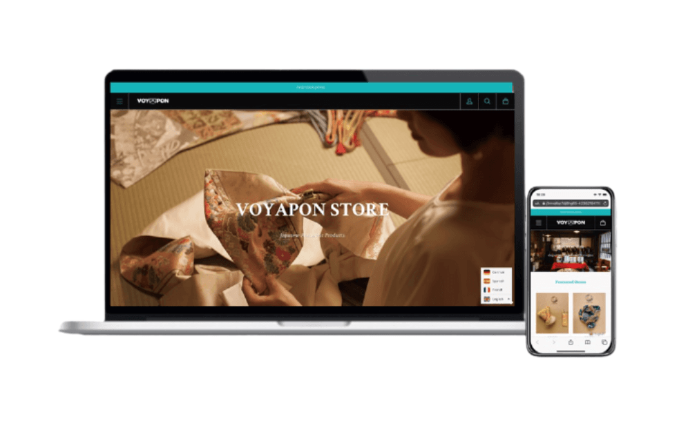 ストーリーテリング型越境EC支援「VOYAPON STORE(ヴォやポン ストア)」