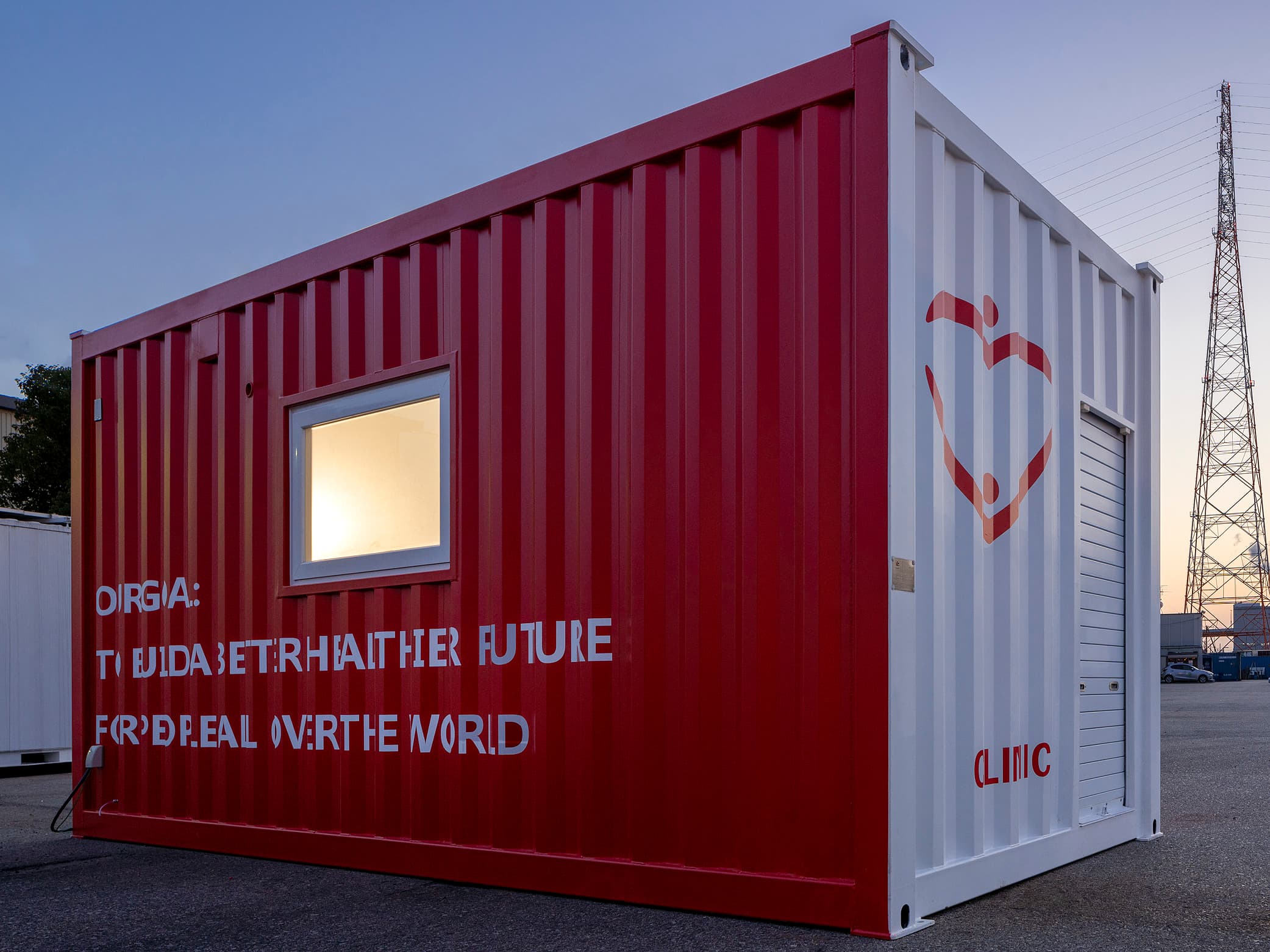 感染症対策の仮設発熱トリアージ外来・仮設検査室に 【モバイルクリニック】